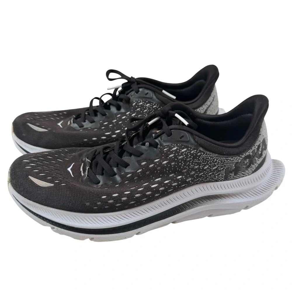 Hoka Kawana Women's 11 Running Shoes Black White 1123164 BWHT Sneaker